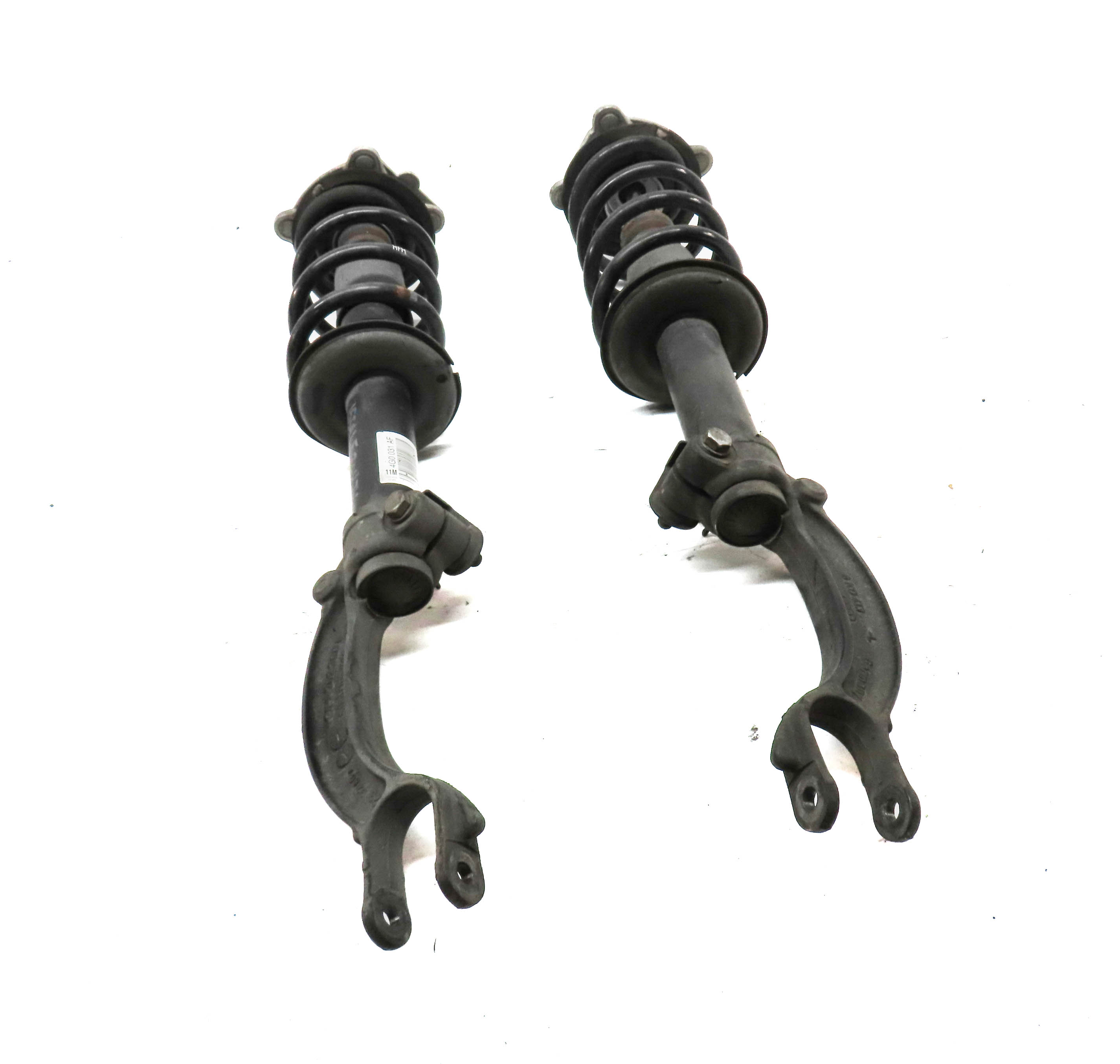 12-17 AUDI A6 A7 (C7 4G8) FRONT LEFT & RIGHT STANDARD SUSPENSION SHOCK STRUT SET — exact item pictured
